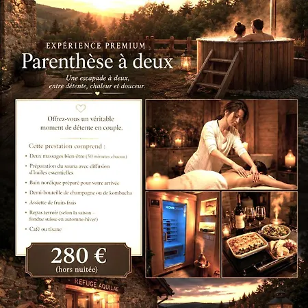 Refuge Aquilae - Nature, Sauna & Bain Nordique Privatifs