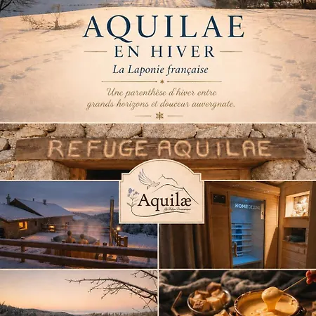 펜션 Refuge Aquilae - Nature, Sauna & Bain Nordique Privatifs