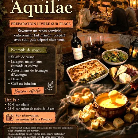 펜션 Refuge Aquilae - Nature, Sauna & Bain Nordique Privatifs Vollore-Montagne